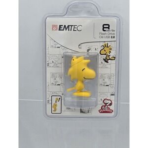 NEW Emtec 3D Peanuts Woodstock Bird Character 8GB‎ USB 2.0 Flash Drive New